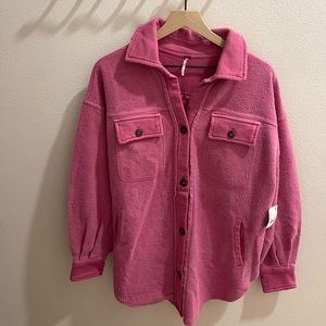 Free People Ruby Jacket - Pink Envy